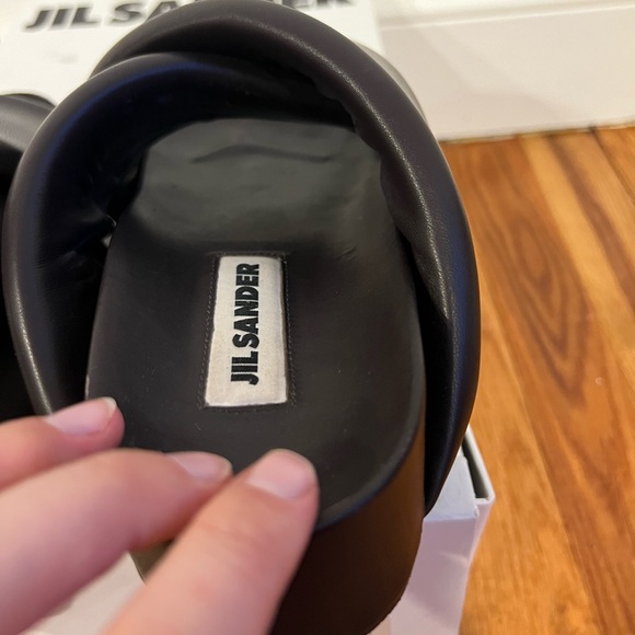 Jil Sander - Brown Oversized Wrapped Sandals - Picture 12 of 16